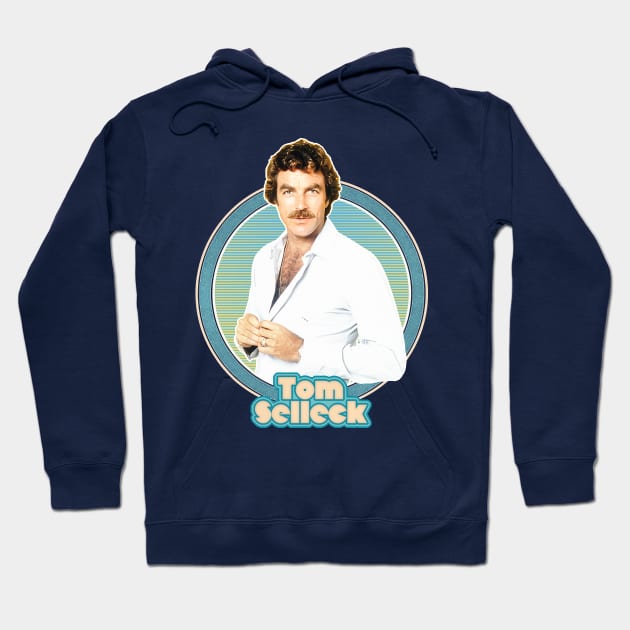 Tom Selleck /// Retro Aesthetic Design Hoodie by DankFutura